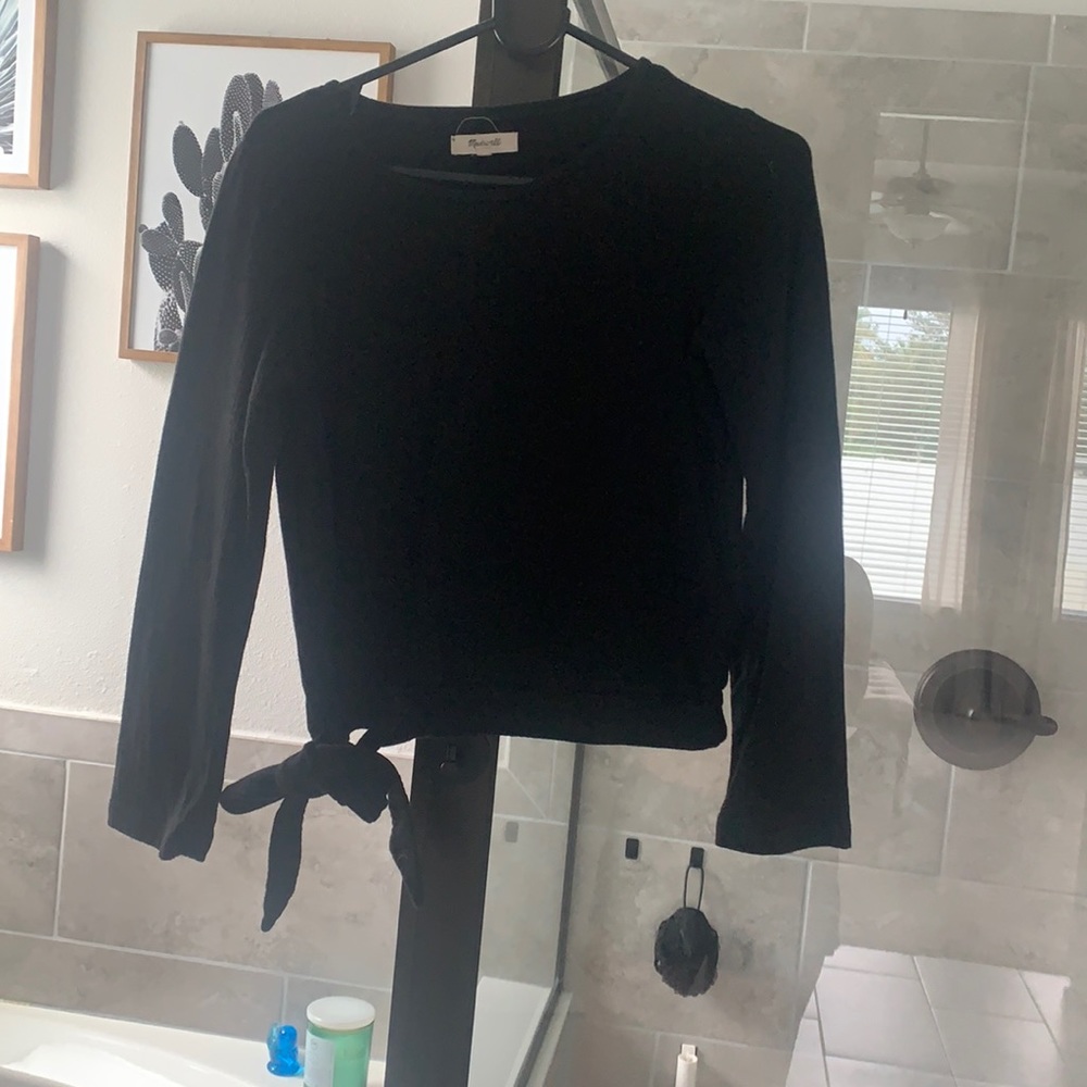 Madewell cropped sweater